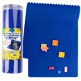 thumbnail image 1 of SCS Direct Tapis de Jeu en Silicone Blocs de Construction - 32 Pouces Bleu Roulable, Pliable et Portable Tapis de Jeu Double Face pour Tables d'Activités - Compatible avec Toutes les Grandes Marques de Blocs de Construction, 1 of 1