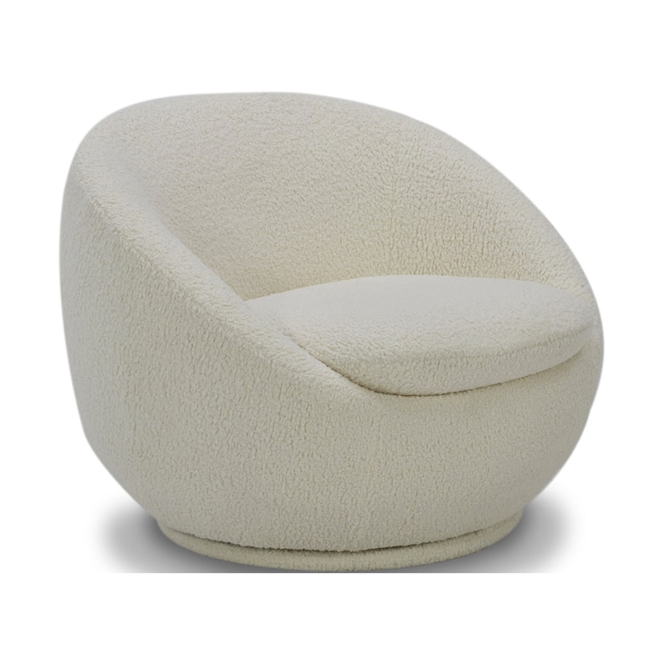 Better Homes & Gardens Mira Swivel Chair, Cream  (图4)