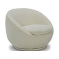 Better Homes & Gardens Mira Swivel Chair, Cream