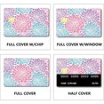 thumbnail image 4 of Debit Card Skin Credit Card Skin Credit Card Sticker Covers No Bubble Slim Small Chip Personalized Bank Card Decals PVC Waterproof Removable Transportation Card Colorful Florals 7.3x5.4Inch, 4 of 8