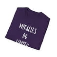 thumbnail image 4 of Miracles Do Happen Future Mom Maternity Clothes Unisex Softstyle T-Shirt, 4 of 4