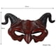 thumbnail image 3 of Máscara de diablo de cuerno de carnero de media cara YUANXCMXG para disfraz de Halloween, 3 of 3