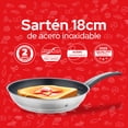 thumbnail image 3 of Cookit Sartén Acero Inox 18cm Antiadherente CFP18, 3 of 9
