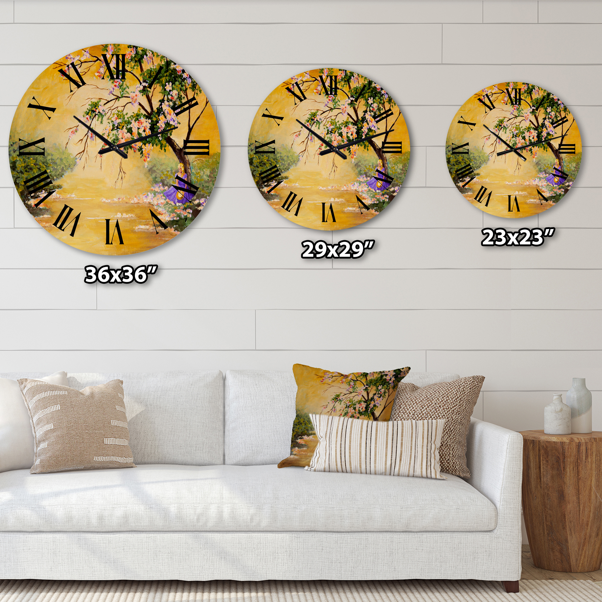 Designart 1 in Traditional Wall Clock
