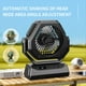 thumbnail image 2 of Ventilador para Acampar Al Aire Libre 6000MAh Ventilador Oscilante de Techo Recargable Aire Acondicionado PortáTil Enfriador de Aire con IluminacióN-B, 2 of 5