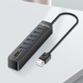 thumbnail image 1 of 5/8 EN 1 Estación de Acoplamiento 480Mbps USB HUB Splitter para PC Computadora Portátil Macbook, 1 of 5