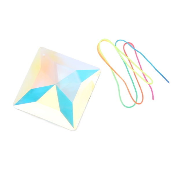 Atrapasueños de Prisma Colgante para Ventana Adorno de Ventana Colgante de Prisma de Colorido con Cuerda para Colgar Fabricante de Arcoíris Sol Colorido ANGGREK Otros