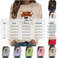 thumbnail image 3 of Cute Spooky Biscuits Graphic Sweatshirt Women Black Cat Ghost Dough Print Crew Neck Long Sleeve Pullover Oversized Fleece Lined Fall Top for Halloween Party Casual Outfits, 3 of 5