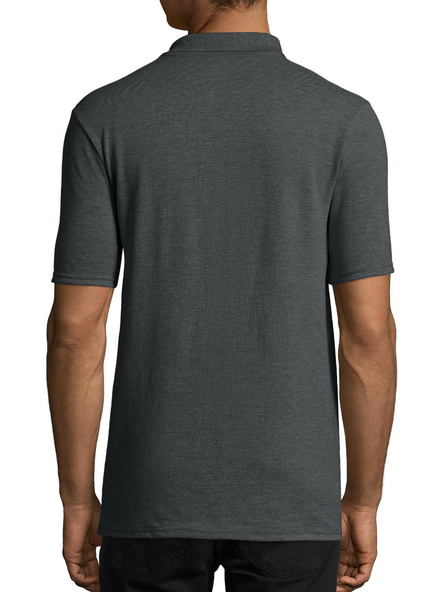 Hanes Men's X-Temp Short Sleeve Pique Polo Shirt - Walmart.com