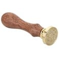thumbnail image 4 of Uxcell Alphabet L Wax Seal Stamp Initial Letter Sealing Wax Stamp Classic Retro Removable Brass Head Wooden Handle, 4 of 7