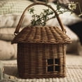 thumbnail image 7 of House-Shaped Wicker Basket with Lid,Handwoven Rattan Storage Basket for Home Decor,Kids Picnic,Organizer|Decorative Brown Woven Gift Box,Versatile for Toys,Wall Hanging(S), 7 of 7