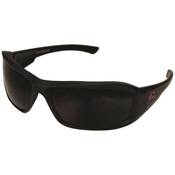Edge Eyewear Smoke Safety Glasses XB136 - Scratch-Resistant - Black