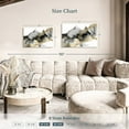 thumbnail image 4 of Elephant Stock Matrix Undulation Ii Wall Art - Horizontal Canvas Wall Art - Living Room Wall Decor - Abstract Canvas - White And Black Decor By Jennifer Goldberger - 36" x 24", 4 of 8
