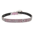 thumbnail image 2 of Kids 1" (25 mm) Western Cowgirl Rhinestone Cross Studded Skinny Belt, 2 of 3