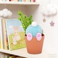 thumbnail image 6 of LEFTHIGH Home Easter Bunny Mini Flower Pot Ornament Home Decor Tray Decoration Plastic Planter for Succulents and Small Plants House Items, 6 of 6