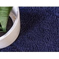 thumbnail image 6 of Rugs.com Lattice Shag Collection Rug – 5' x 8' Navy Blue Shag Rug Perfect For Living Rooms, Large Dining Rooms, Open Floorplans, 6 of 9