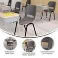 thumbnail image 4 of 5PK Gray/Black Stack Chairs, 4 of 4