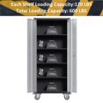 thumbnail image 4 of Gangmei Metal Storage Cabinet with Lock and 4 Shelves, 4 of 6