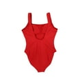 thumbnail image 2 of Reebok Women's Scoop-Neck Athletic One-Piece Swimsuit (L, Red), 2 of 2