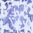 thumbnail image 1 of Ahgly Company Machine Washable Indoor Square Abstract Blue Modern Area Rugs, 6' Square, 1 of 4