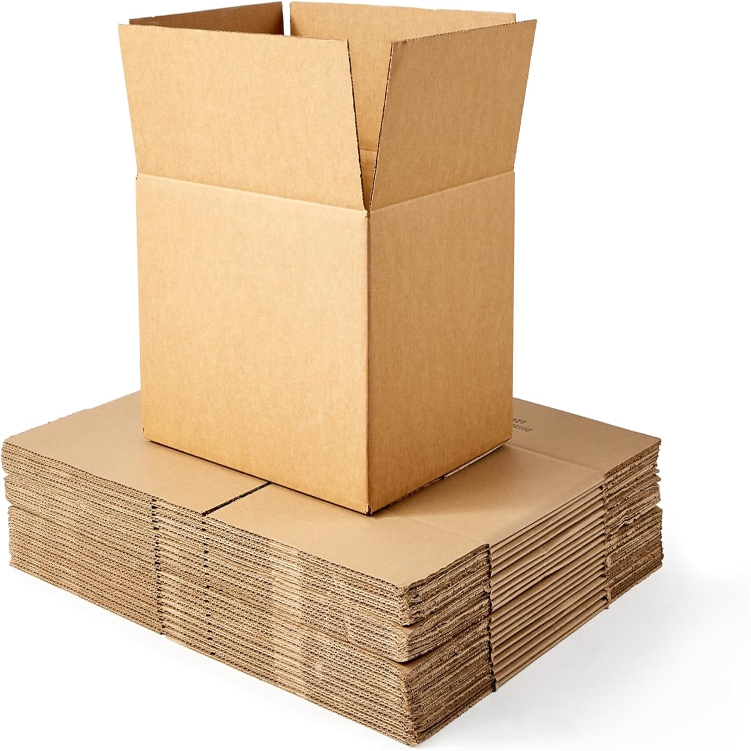 Cardboard Moving Boxes for Packing and Shipping, Medium Size, 18" x 14" x 12", Brown, 20-Pack