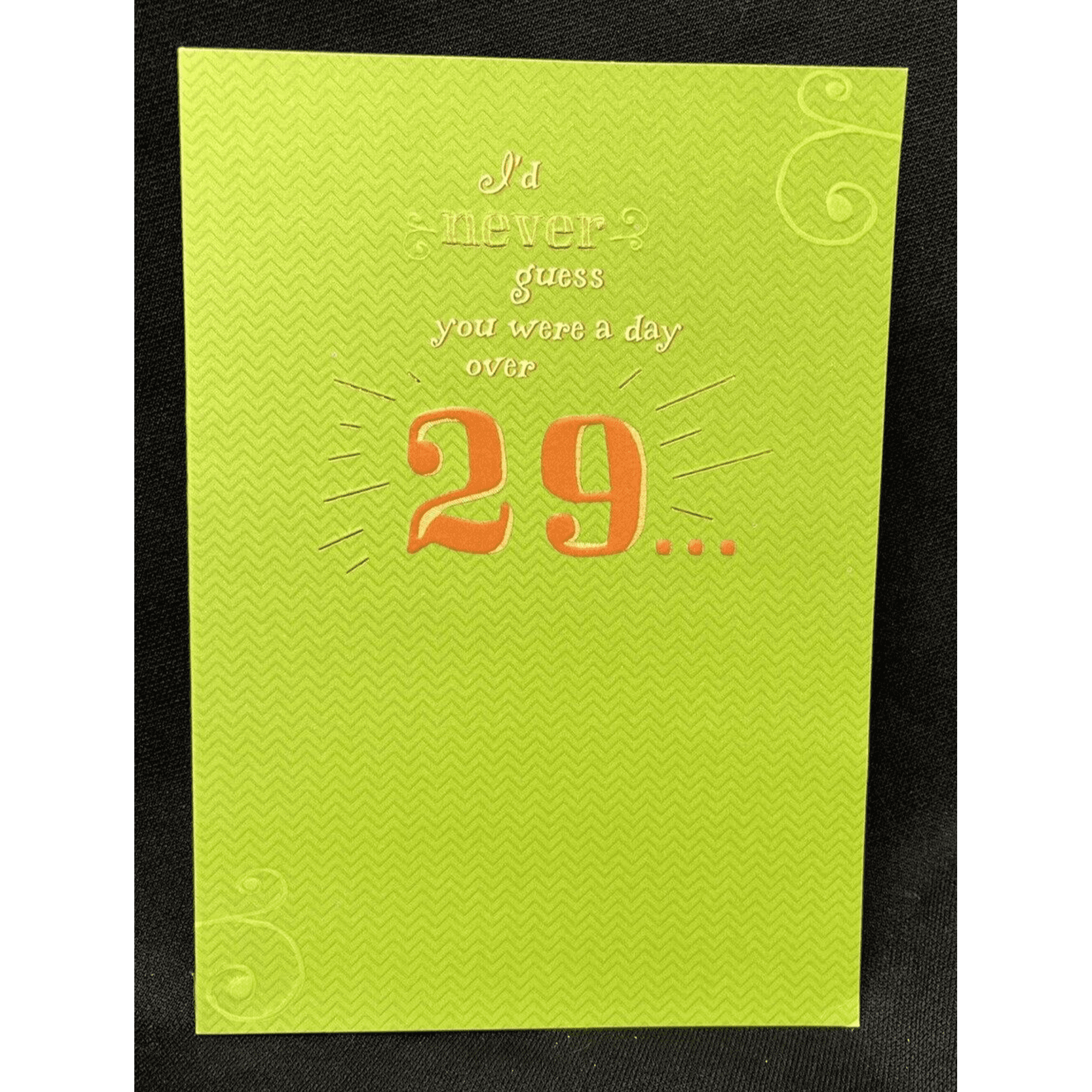 Designer Greetings Never Guess You're a Day Over 29 Funny / Humorous 30th : Thirtieth Birthday Card