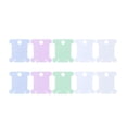 thumbnail image 2 of Winding Board Floss Bobbins Cord Spool Wire Winder Multipurpose Simply Used Stitch Embroidery DIY Prop Storage Mixed Color 10 Pieces, 2 of 9