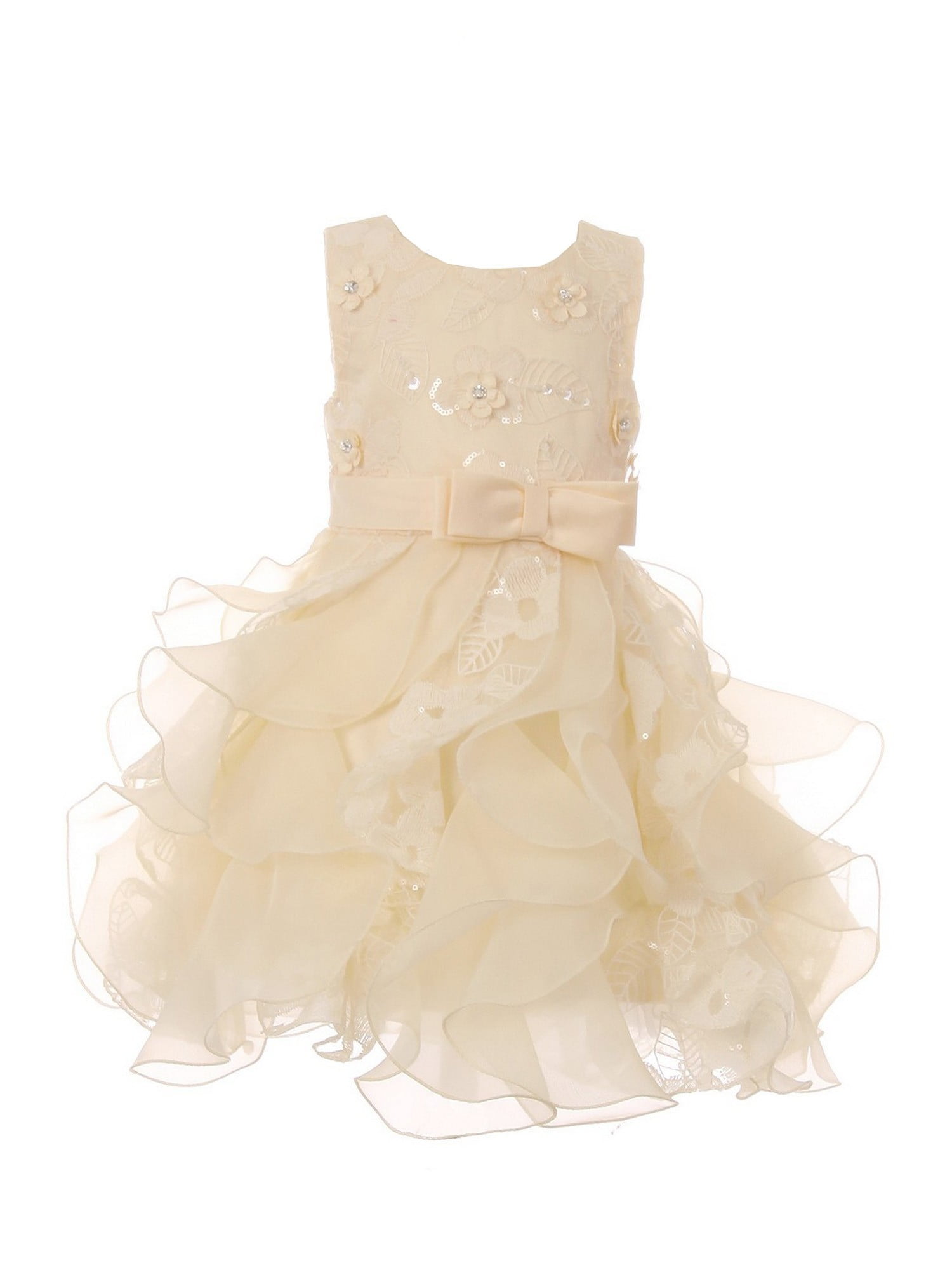 baby girl champagne dress