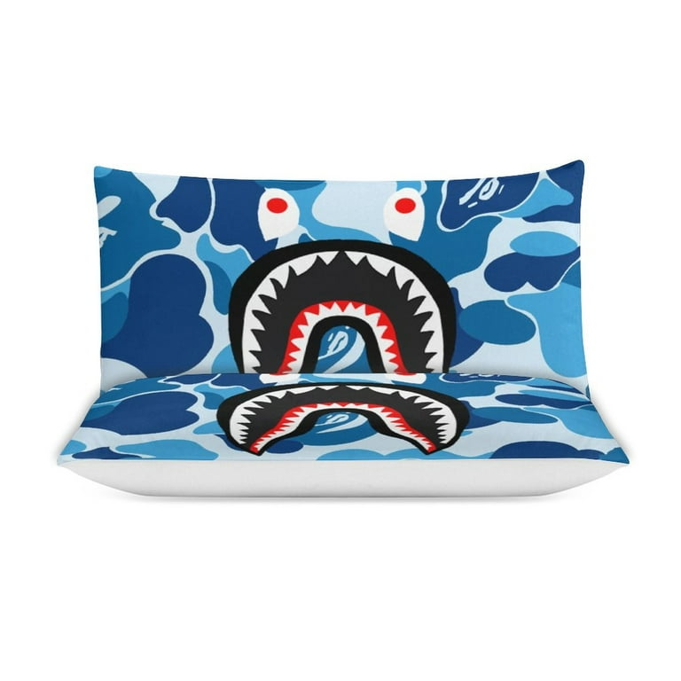 BAPE A Bathing Ape 2019 2-Way Neck Pillow - Blue Bedding, Bedding