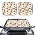 thumbnail image 2 of Saiise Baseball Sport for Foldable Car Sun Shades (2-Pack) Offer Sun Protection with an Easy-fold Design for Convenient Windshield Shading-Small, 2 of 6