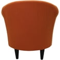thumbnail image 4 of Fox Hill Trading Nikole Club Chair, Hacienda Orange, 4 of 6