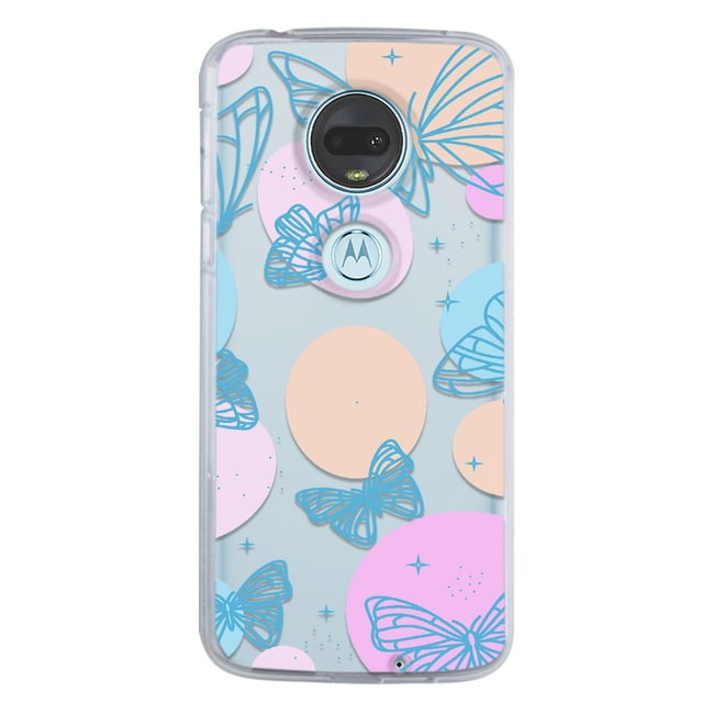 Funda para Moto G7 Plus InstaCase Mariposas con Manchas Uso Rudo Antigolpes