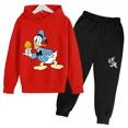 thumbnail image 5 of Nueva sudadera con capucha y pantalones con estampado de Mickey Mouse de Disney para niños de primavera, conjunto de ropa de alta calidad para niñas pequeñas, 5 of 5