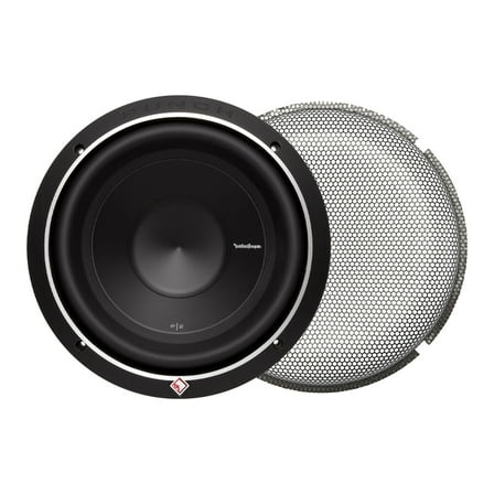 Rockford Fosgate P2D2-10 10” 600 Watt DVC Subwoofers and a P2P3G-10 10” Stamped Mesh Grille Insert
