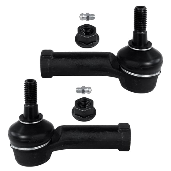 Detroit Axle - Front 2pc Tie Rods for 2018-2020 Ford Ecosport, 11-18 Fiesta, 2 Outer Tie Rod Ends 2011 2012 2013 2014 2015 2016 2017 2018 2019 2020 Replacement