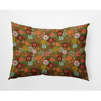 20" x 14" Simply Daisy Succulent Garden Polyester Indoor/Outdoor Pillow, Scallion Qty 1