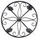 thumbnail image 2 of Soporte rodante con ruedas Yuxing maceta de hierro resistente color negro tamaño 30 cm, 2 of 5