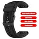 thumbnail image 3 of Correa de reloj de silicona de 26 mm para Garmin Fenix ​​6X/5X/5X Plus/3 (negro) WDOplteas  Para estrenar, 3 of 6