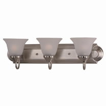 Essentials 3-Light Bathroom Vanity, Satin Nickel