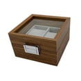 thumbnail image 3 of Caja organizadora de relojes Salvador madera 2 ranuras regalo cumpleaños, 3 of 10