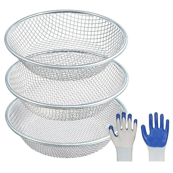 Soil Sifter for Gardening, Rock Sifter for 5gallon Bucket, Dirt Sifter Compost Sifter, Sifter for Sawdust Vermicompost