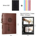 thumbnail image 2 of Compass Photo Album for Designing it Yourself Vintage Leather Scrapbook Album, 2 of 5