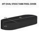 thumbnail image 2 of Bd-4ft 6/8ft Oval Metal Stock Tank Cold Plunge Pool Cover Waterproof Heavy Duty Round Ended Water Stock Tank Ice Bath Cover For Outdoor Homemade Pool, 2 of 5