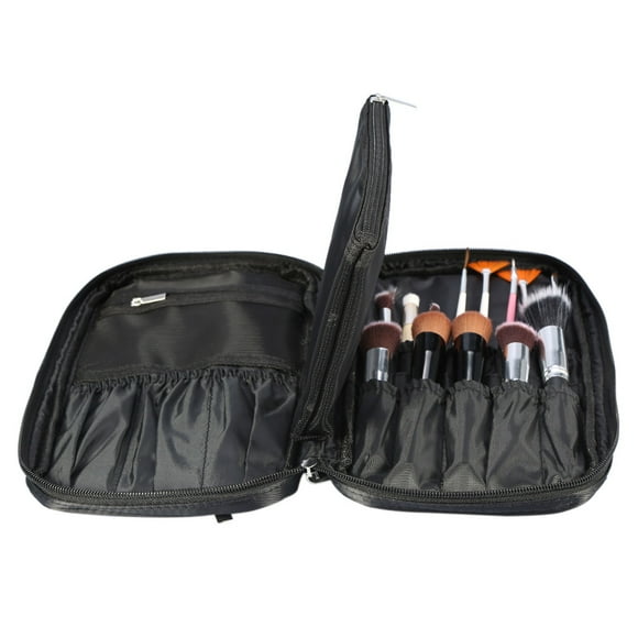 Material de Alta Cierre de la Cremallera Punda de Maquillaje, Bolso de Cepillo de Maquillaje Duradero, Amantes de la Vestir para Amantes del Maquillaje