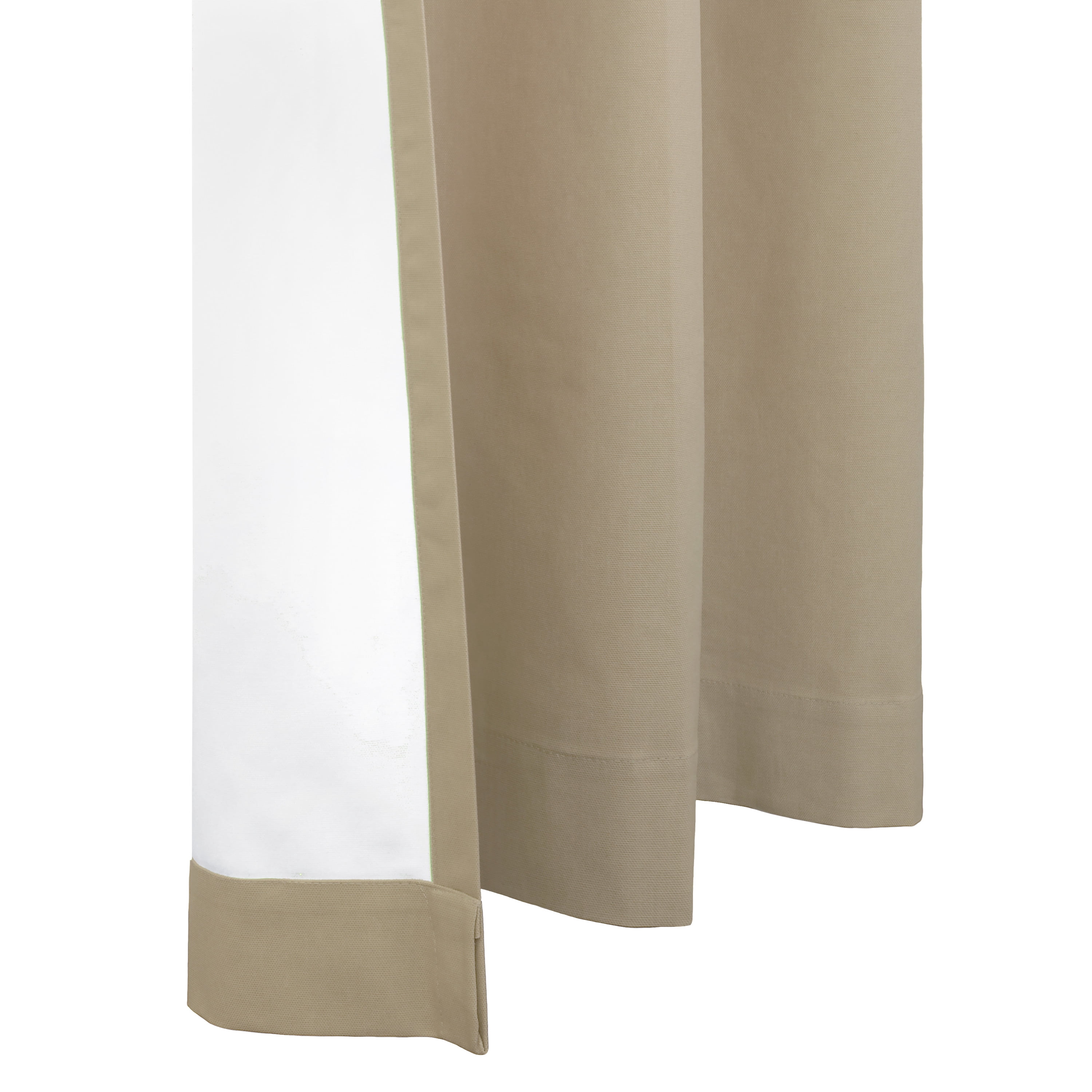 Winmate Topsions 3-way Header Insulated Curtain Panel Pair each 80" x 84" in Khaki