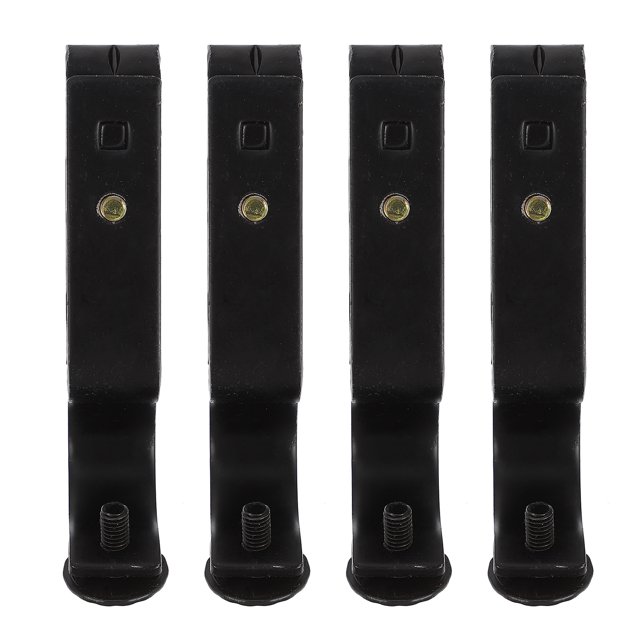 Miangastore 4Pcs Modern Iron Curtain Rod Fixing Bracket For Door Curtain And Shower Curtain