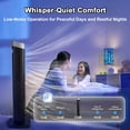 thumbnail image 6 of VAJIAZA 42" Tower Fan with 3 Modes & 3 Speeds, Oscillating Standing Fan with Remote Control,8h Timer, 30ft/S Powerful Airflow Ultra Quiet Fans for Home Bedroom Office, 6 of 8