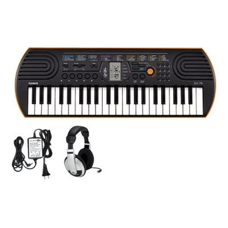 Casio SA-76 - Electronic keyboard - 44-key - 8-note polyphony - 5 drum pads
