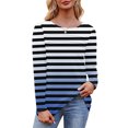 thumbnail image 4 of Drses Womens Casual Crewneck Sweatshirt Long Sleeve Solid Color Shirt Soft Lightweight Loose Top, 4 of 6
