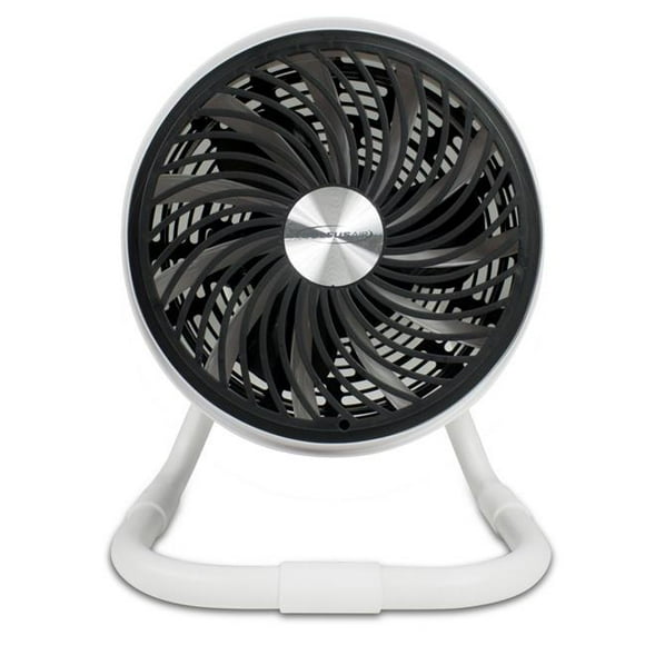 Soleus Air AIR931FW 9 in. Powerful Floor Air Circulator Fan with 180 Degree Pivot, Variable Speed & Wind Mode, White